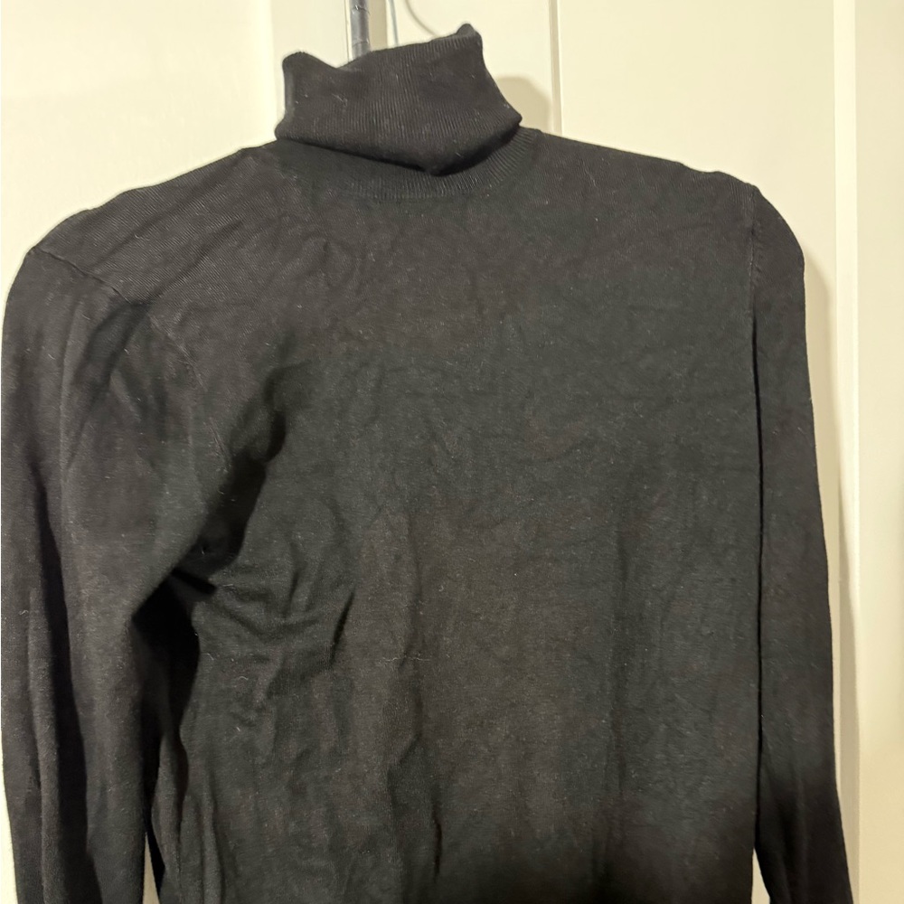 Zara Black Turtleneck Sweater